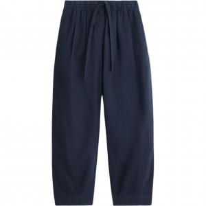 COS Женские повседневные брюки темно-синего цвета
