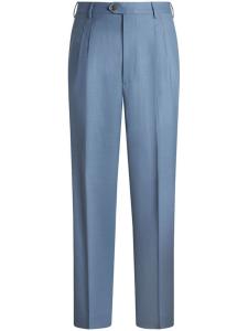 ETRO брюки со складками, синий