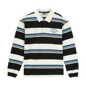 Рубашка поло унисекс черная/белая New Balance, черный/белый