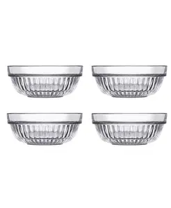 Набор из 4 мисок Cedrat, 16 унций La Rochère, clear