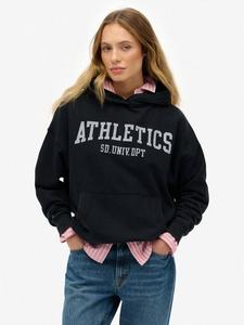 Расслабленный худи Athletic Essentials Superdry, Eclipse Navy