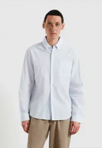 Рубашка из поплина стэнфорда Farah, Blue Tide