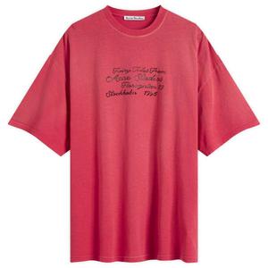 Футболка Edra fairy Acne Studios, ярко-красный