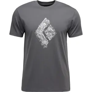 Футболка мужская M Engineered Diamond Ss Tee Black Diamond, светло-серый