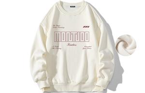 Толстовка унисекс MONTVOO, Темно-серый (на флисовой подкладке)