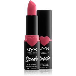 NYX Professional Makeup Suede Matte Lipstick матовая помада оттенок 27 Канны 3,5 г
