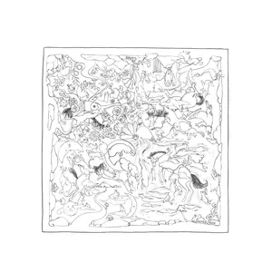 Шелковый платок унисекс белый HERMES