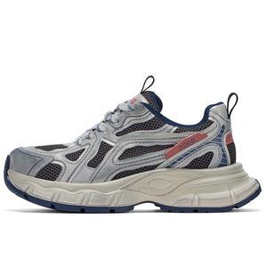 GG-CC Женские спортивно-повседневные кроссовки GG CC устойчивые к истиранию противоскользящие полированные потертые массивные синие - дымчато-голубые, цвет Smoke Blue