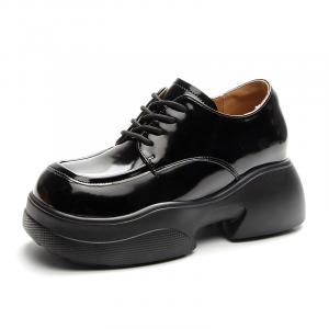 Повседневные туфли на каблуке 6 см Shangjinni, цвет хаки