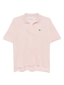Рубашка поло из пике Lacoste, розовый
