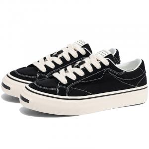 Medd Мужские низкие кеды из холста черные, цвет Black