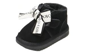 MAIBUXIONG Нескользящие термо детские ботинки black kids