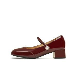 Туфли Мэри Джейн для женщин Teenmix, бордовый