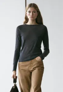 Джемпер с рукавами реглан Massimo Dutti, Dark Grey