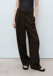 Брюки ANGELA Mango, коричневый