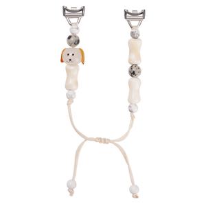 CHENSONG Часы Strap Xiaomi Compatibility Bead Material, White Puppy