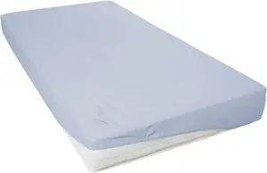 Простыня Primera "Флисовая простыня Тедди", подходит для стандартных матрасов 180-200х200 см, 1 шт., цвет blue sky