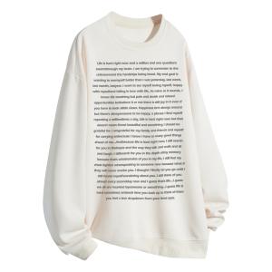 Унисекс свитшот PAUL COSTELLOE, Apricot (Fleece-Lined)