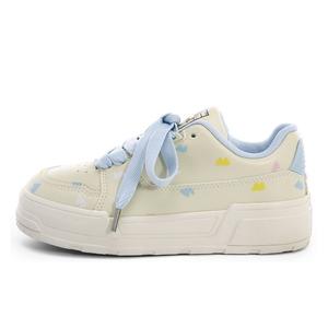 Craftsman Gang Противоскользящие Амортизирующие Износостойкие Легкие Дышащие Лоу-топ Скейтборд Кроссовки Женские, Лакричный Желтый