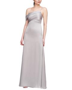 Платье Theia Alaina с одним плечом, серый