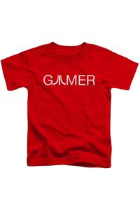 Футболка Atari Gamer с коротким рукавом для детей Gildan, красный