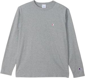 Футболка с длинным рукавом Champion Long Sleeve T-SH Casual Long Sleeve T-Shirt (c3y428-010), серый