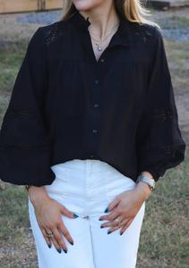 Топ Alessandra в черном цвете Joy Joy