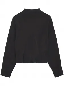 Блузка Ivy с приспущенными плечами Anine Bing, черный