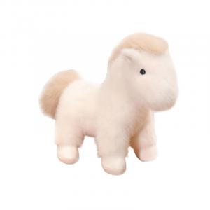 Плюшевая кукла Wild Horse Dolls высота 23см/35см Tak Bebe, белый