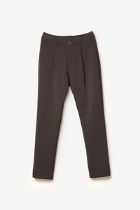 Эластичные брюки из двойной ткани из полиэстера, стандартного кроя, удобные брюки