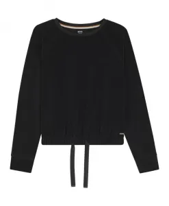 Велюровая толстовка Hugo, черный