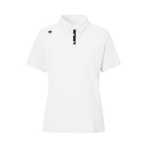 Женская поло для тренировок DESCENTE, ярко-белый
