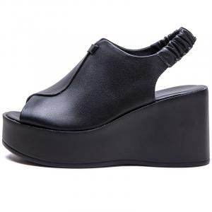 Jay Женские сандалии на одной застежке 8 см черные, цвет Black