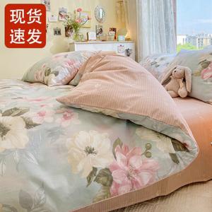 FUANNA Комплект постельного белья, 4 предмета, простыня на резинке, 180 см, Four Seasons for You