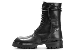 Ботинки Boot женские высокие черные Ann Demeulemeester