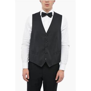 Жилет LEADER из натуральной шерсти с карманами потайного типа Corneliani, Gray