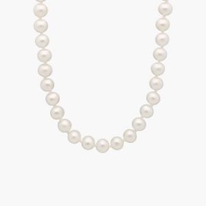 36-дюймовая нить пресноводного культивированного жемчуга с 14-каратным желтым золотом (6-6,5 мм) Blue Nile