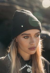 Шапка Hey Marly Beanie, Black/Greige/Black