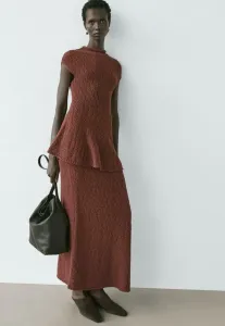 Длинная юбка Massimo Dutti, Bordeaux