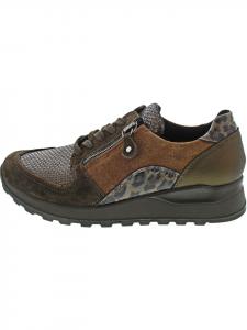 WALDLÄUFER Спортивные кроссовки Hiroko на шнуровке, коричневые