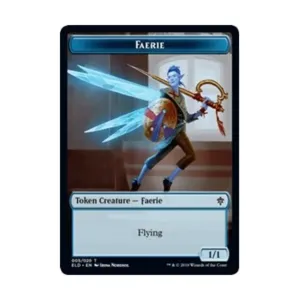 CCG Жетон Феи (T), MTG - Throne of Eldraine