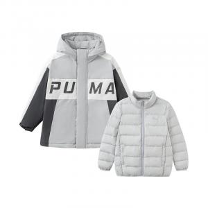 Пуховик Sportstyle серия 2 предмета morning gray детский PUMA, серый
