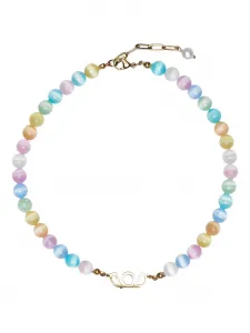 Ожерелье-чокер Selene с бусинами Labelled Jewellery, золотистый