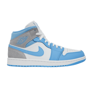 Кроссовки Air Jordan Air Jordan 1 Mid SE 'University Blue', белый