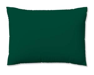 Наволочка schlafgut Woven Satin, темно-зеленый - 70 х 4 х 90 см