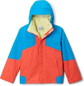 Куртка Columbia boys Bugaboo III Fleece Interchange, Zing/Compass Blue/Citron Haze