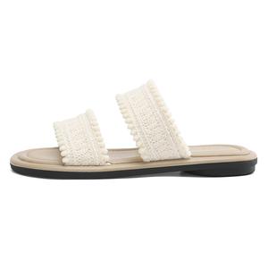 DAPHNE Женские тапочки-шлёпанцы бежевые, цвет Beige