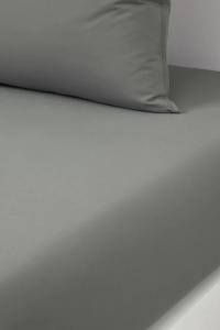 Простыня на резинке из хлопка BEKhaki 140 x 200 см Boss, зеленый