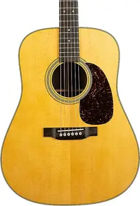 Акустическая гитара Martin D-28 Standard Dreadnought (2025), массивная верхняя дека из ели, натуральный сатин
