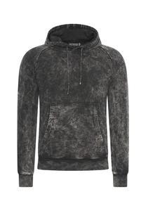 Толстовка с капюшоном в выстиранном дизайне Rusty Neal, черный